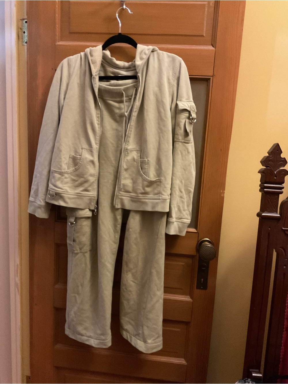 Christopher & Banks sage green 2-piece loungewear set